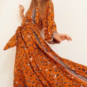 Natalie Martin Silk Maxi Fiore Dress